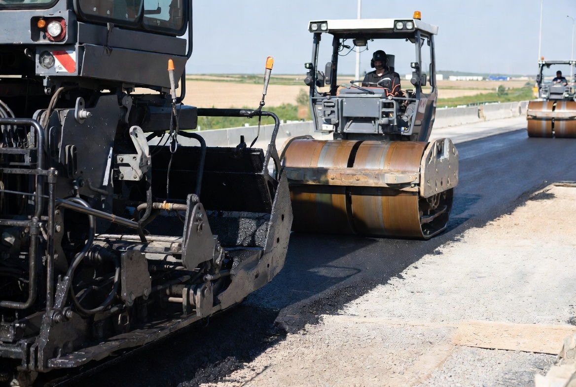 A0 Nord: RETTER Group depășește 30% la stratul inițial de asfalt