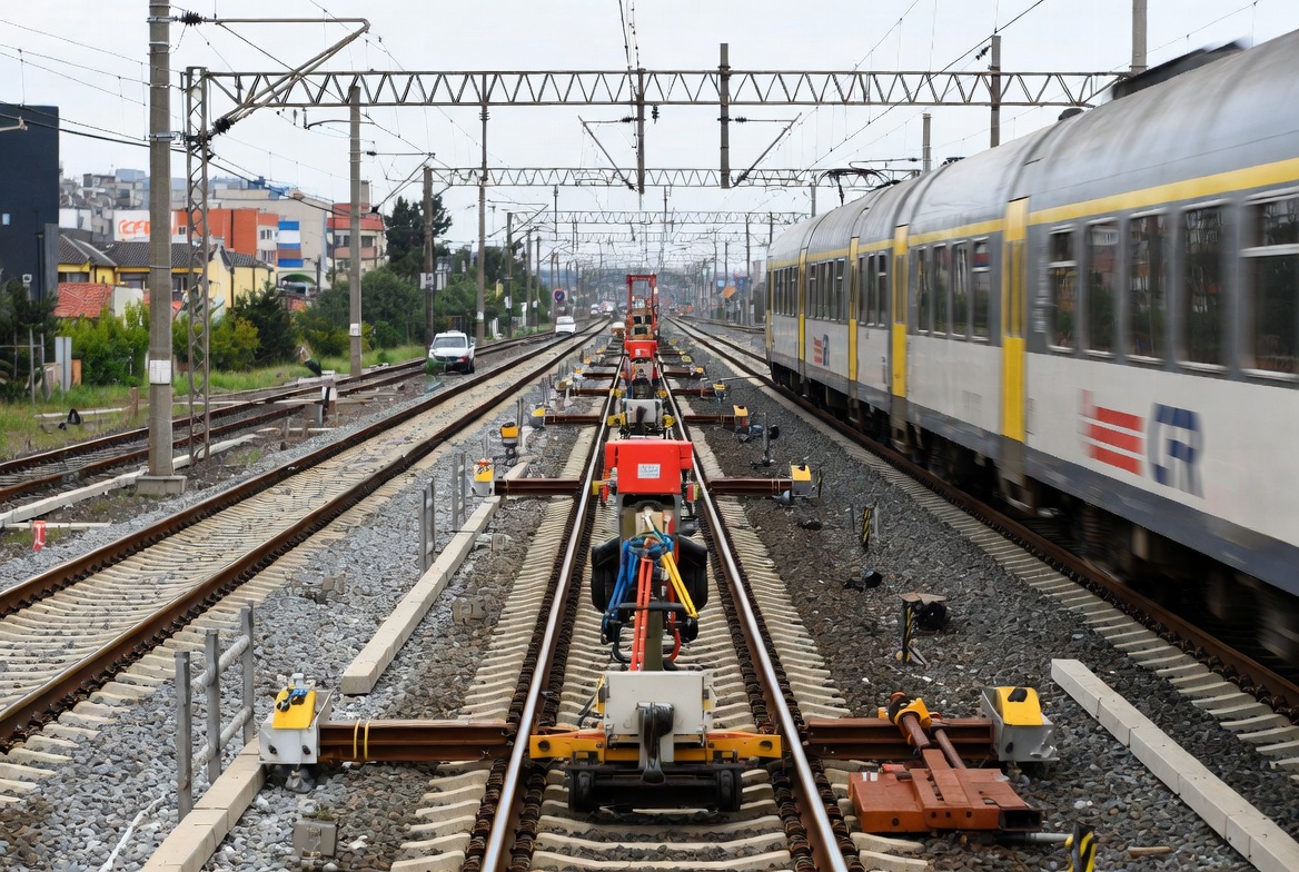 Traficul feroviar deviat parțial între Gara de Nord și Chitila