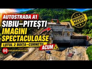 A1 Curtea de Argeș–Tigveni la 90% — primul tunel forat din România se deschide curând