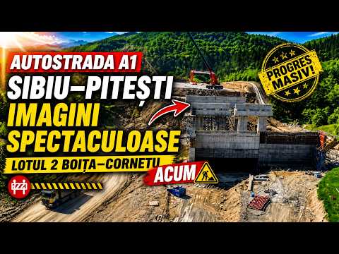 A1 Curtea de Argeș–Tigveni la 90% — primul tunel forat din România se deschide curând